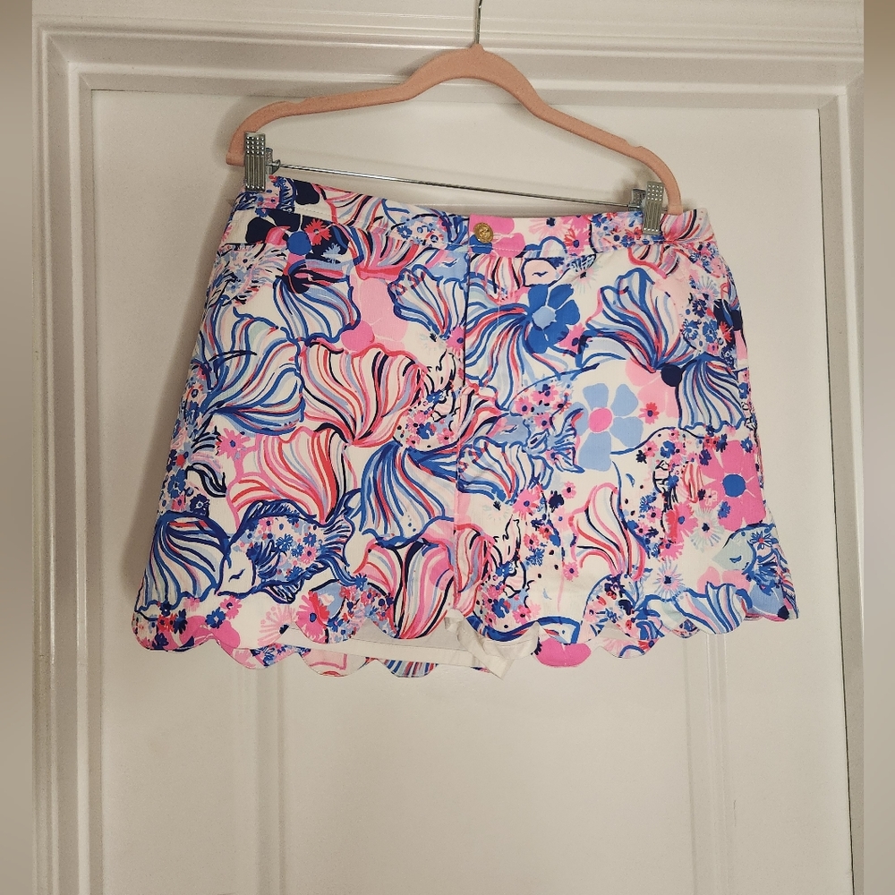 Lilly Pulitzer Collette Scallop Skort